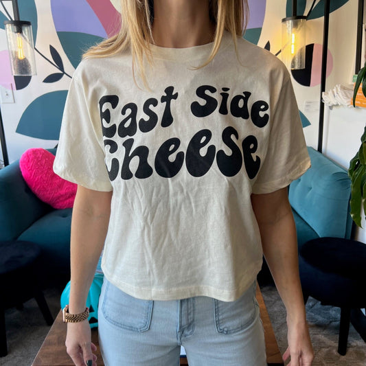 East Side Cheese Crop T-shirt